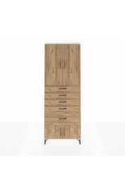 Arges Dolap 2 Raflı 5 Çekmeceli 4 Kapaklı 88x30x243 - S33M053V3A