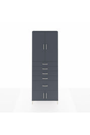 Arges Dolap 2 Raflı 5 Çekmeceli 4 Kapaklı 88x30x243 - S33M053V5A