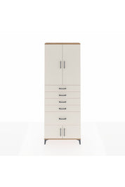 Arges Dolap 2 Raflı 5 Çekmeceli 4 Kapaklı 88x30x243 - S33M053V7A