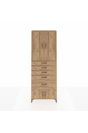 Arges Dolap 2 Raflı 5 Çekmeceli 4 Kapaklı 88x30x243 - S33M053V9A