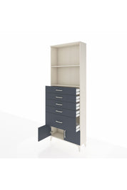 Arges Dolap 2 Raflı 5 Çekmeceli 2 Kapaklı 88x30x243 - S33M054V2A
