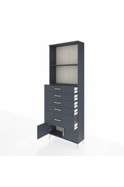 Arges Dolap 2 Raflı 5 Çekmeceli 2 Kapaklı 88x30x243 - S33M054V5A
