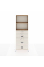 Arges Dolap 2 Raflı 5 Çekmeceli 2 Kapaklı 88x30x243 - S33M054V7A