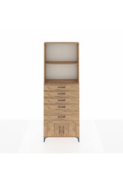 Arges Dolap 2 Raflı 5 Çekmeceli 2 Kapaklı 88x30x243 - S33M054V9A
