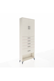 Arges Dolap 2 Raflı 5 Çekmeceli 2 Kapaklı 88x30x243 - S33M055V1A