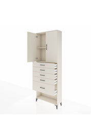 Arges Dolap 2 Raflı 5 Çekmeceli 2 Kapaklı 88x30x243 - S33M055V1A