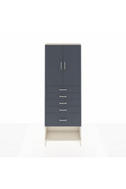 Arges Dolap 2 Raflı 5 Çekmeceli 2 Kapaklı 88x30x243 - S33M055V2A