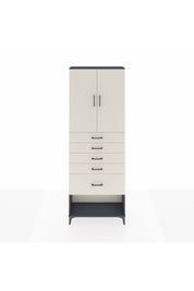 Arges Dolap 2 Raflı 5 Çekmeceli 2 Kapaklı 88x30x243 - S33M055V4A