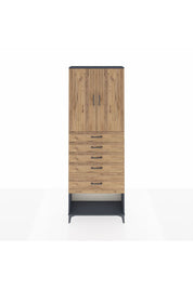 Arges Dolap 2 Raflı 5 Çekmeceli 2 Kapaklı 88x30x243 - S33M055V6A