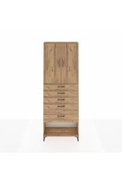 Arges Dolap 2 Raflı 5 Çekmeceli 2 Kapaklı 88x30x243 - S33M055V9A