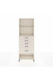 Arges Dolap 2 Raflı 5 Çekmeceli 88x30x243 - S33M056V1A