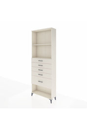 Arges Dolap 2 Raflı 5 Çekmeceli 88x30x243 - S33M056V1A
