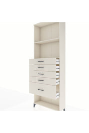 Arges Dolap 2 Raflı 5 Çekmeceli 88x30x243 - S33M056V1A