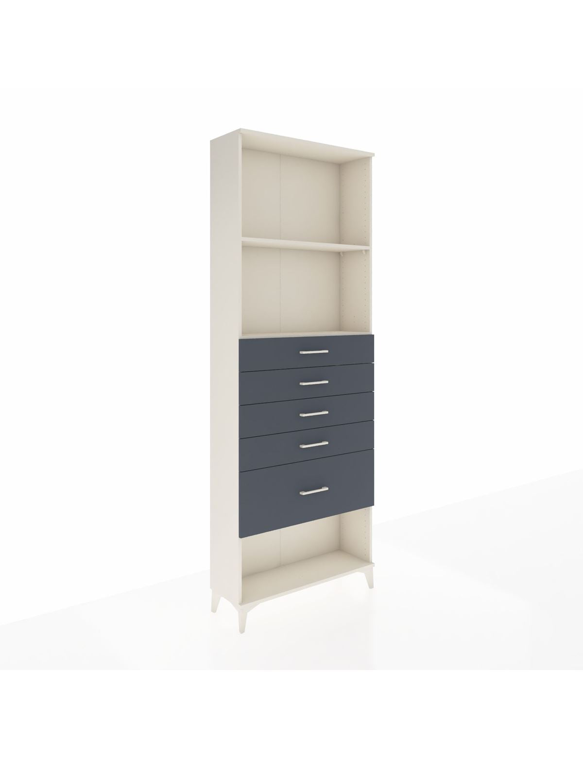 Arges Dolap 2 Raflı 5 Çekmeceli 88x30x243 - S33M056V2A