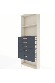 Arges Dolap 2 Raflı 5 Çekmeceli 88x30x243 - S33M056V2A
