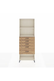 Arges Dolap 2 Raflı 5 Çekmeceli 88x30x243 - S33M056V3A