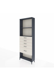 Arges Dolap 2 Raflı 5 Çekmeceli 88x30x243 - S33M056V4A