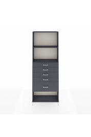 Arges Dolap 2 Raflı 5 Çekmeceli 88x30x243 - S33M056V5A