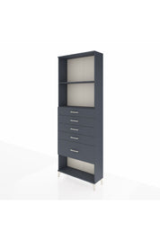 Arges Dolap 2 Raflı 5 Çekmeceli 88x30x243 - S33M056V5A