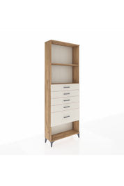 Arges Dolap 2 Raflı 5 Çekmeceli 88x30x243 - S33M056V7A