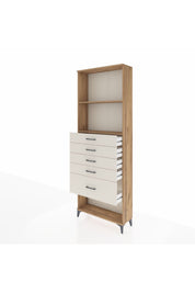 Arges Dolap 2 Raflı 5 Çekmeceli 88x30x243 - S33M056V7A