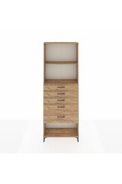 Arges Dolap 2 Raflı 5 Çekmeceli 88x30x243 - S33M056V9A