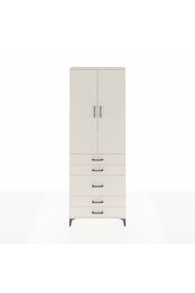 Arges Dolap 4 Raflı 5 Çekmeceli 2 Kapaklı 88x30x243 - S33M057V1A