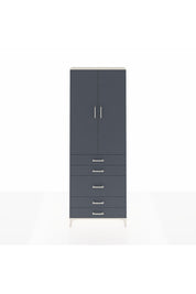 Arges Dolap 4 Raflı 5 Çekmeceli 2 Kapaklı 88x30x243 - S33M057V2A