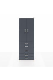 Arges Dolap 4 Raflı 5 Çekmeceli 2 Kapaklı 88x30x243 - S33M057V5A