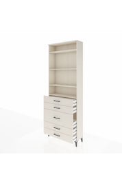 Arges Dolap 4 Raflı 5 Çekmeceli 88x30x243 - S33M058V1A