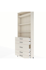 Arges Dolap 4 Raflı 5 Çekmeceli 88x30x243 - S33M058V1A