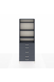 Arges Dolap 4 Raflı 5 Çekmeceli 88x30x243 - S33M058V5A