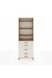 Arges Dolap 4 Raflı 5 Çekmeceli 88x30x243 - S33M058V7A