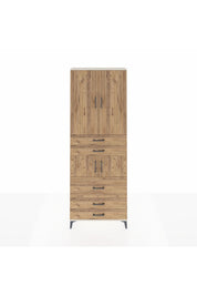 Arges Dolap 4 Raflı 5 Çekmeceli 4 Kapaklı 88x30x243 - S33M059V3A