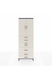 Arges Dolap 4 Raflı 5 Çekmeceli 4 Kapaklı 88x30x243 - S33M059V4A