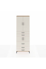 Arges Dolap 4 Raflı 5 Çekmeceli 4 Kapaklı 88x30x243 - S33M059V7A
