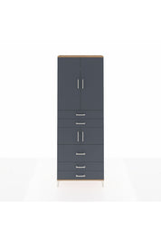 Arges Dolap 4 Raflı 5 Çekmeceli 4 Kapaklı 88x30x243 - S33M059V8A