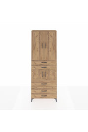 Arges Dolap 4 Raflı 5 Çekmeceli 4 Kapaklı 88x30x243 - S33M059V9A