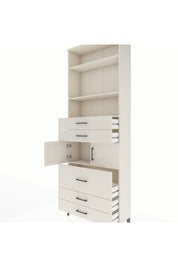 Arges Dolap 4 Raflı 5 Çekmeceli 2 Kapaklı 88x30x243 - S33M060V1A