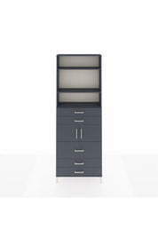 Arges Dolap 4 Raflı 5 Çekmeceli 2 Kapaklı 88x30x243 - S33M060V5A
