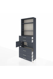 Arges Dolap 4 Raflı 5 Çekmeceli 2 Kapaklı 88x30x243 - S33M060V5A