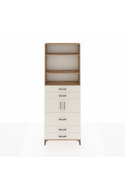 Arges Dolap 4 Raflı 5 Çekmeceli 2 Kapaklı 88x30x243 - S33M060V7A