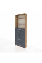 Arges Dolap 4 Raflı 5 Çekmeceli 2 Kapaklı 88x30x243 - S33M060V8A