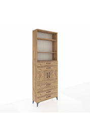 Arges Dolap 4 Raflı 5 Çekmeceli 2 Kapaklı 88x30x243 - S33M060V9A