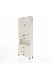 Arges Dolap 4 Raflı 5 Çekmeceli 2 Kapaklı 88x30x243 - S33M061V1A