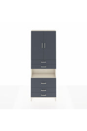 Arges Dolap 4 Raflı 5 Çekmeceli 2 Kapaklı 88x30x243 - S33M061V2A