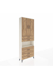 Arges Dolap 4 Raflı 5 Çekmeceli 2 Kapaklı 88x30x243 - S33M061V3A