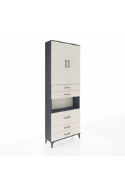 Arges Dolap 4 Raflı 5 Çekmeceli 2 Kapaklı 88x30x243 - S33M061V4A