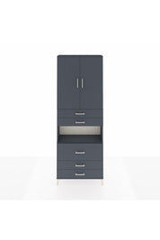 Arges Dolap 4 Raflı 5 Çekmeceli 2 Kapaklı 88x30x243 - S33M061V5A