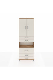 Arges Dolap 4 Raflı 5 Çekmeceli 2 Kapaklı 88x30x243 - S33M061V7A